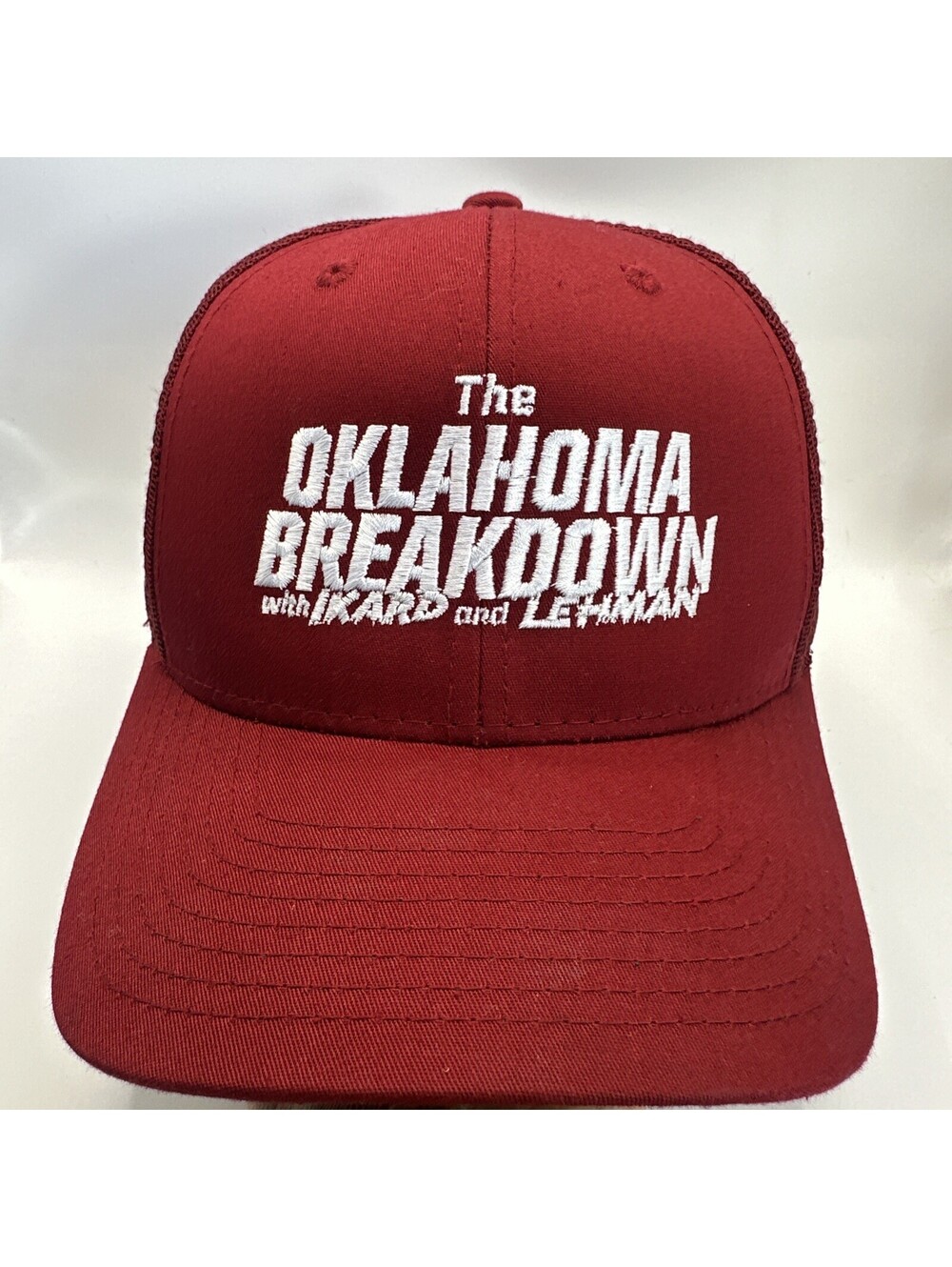 The Oklahoma Breakdown W/ Ikard & Lehman OU Sooners Trucker Hat